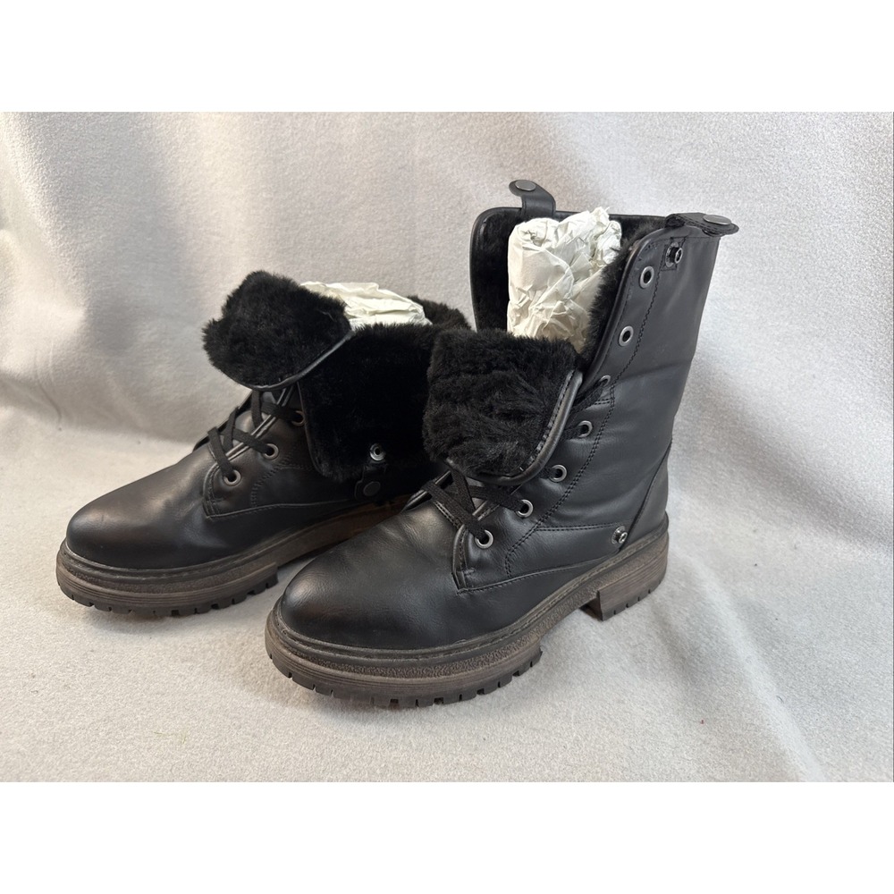 Roxy Women's Faux Fur Squish This Convertible Flip Down Boots Size 8